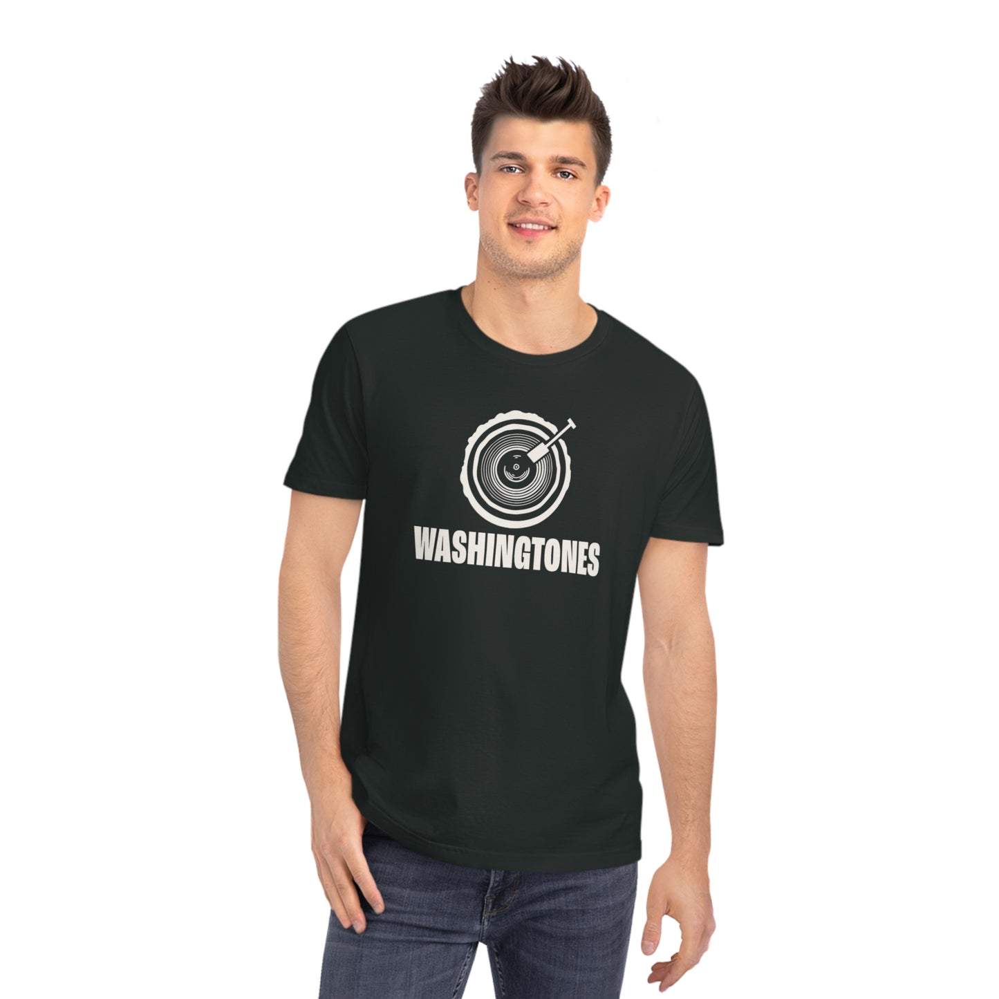 Washingtones Records b&w Rocker T-Shirt