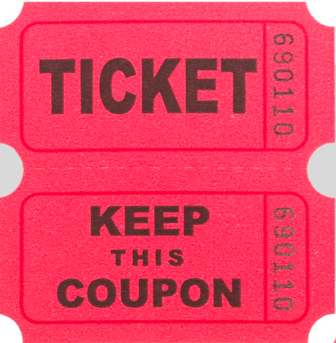 1-19 raffle tickets